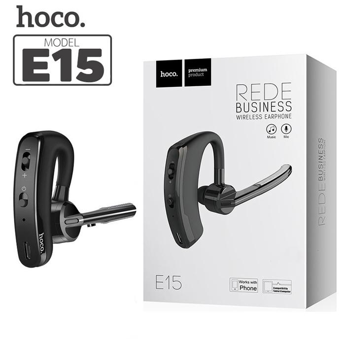 HOCO E15 หูฟังไร้สายบลูทูธ Wireless CSR Sport Stereo Earphone Bluetooth Headset ใช้ได้กับมือถือทุกรุ่น