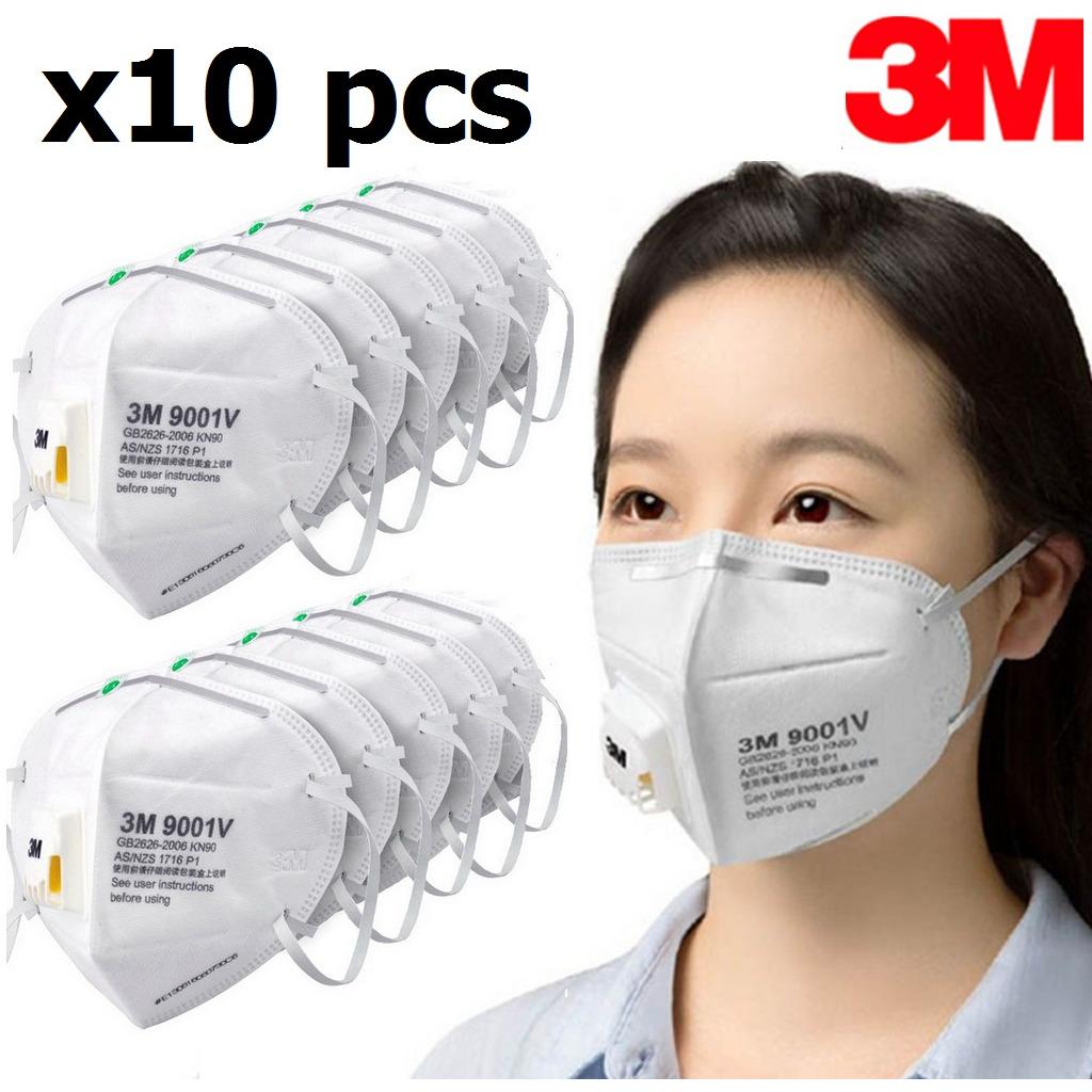 3M 9001V P1 PM2.5 หน้ากากป้องกันฝุ่นละออง Dust Mist Mask