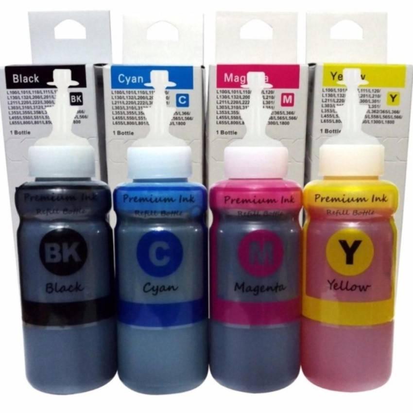 EPSON Premium ink 4สี น้ำหมึกเติม L210 L220 L360 Lseries EPSON Premium ink 4สี น้ำหมึกเติม L210 L220 L360 Lseries