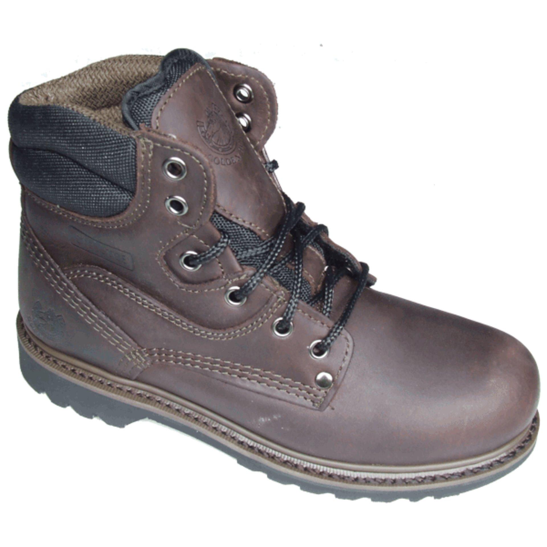 รองเท้าเซฟตี้ หุ้มข้อ มอก. 368 Good Year Welt 8202-BRN