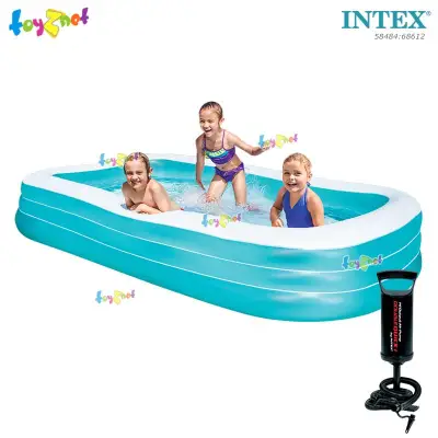 Intex Swim Center Family Pool 3.05x1.83x0.56 m no.58484 + DQI Air Pump