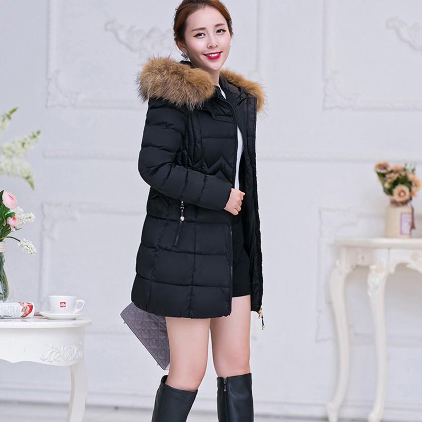 เสื้อแจ็ตเก็ต เสื้อโค้ทกันหนาวมีฮูท Zashion Premium Winter Down Winter Coat Pluse Size Jacket