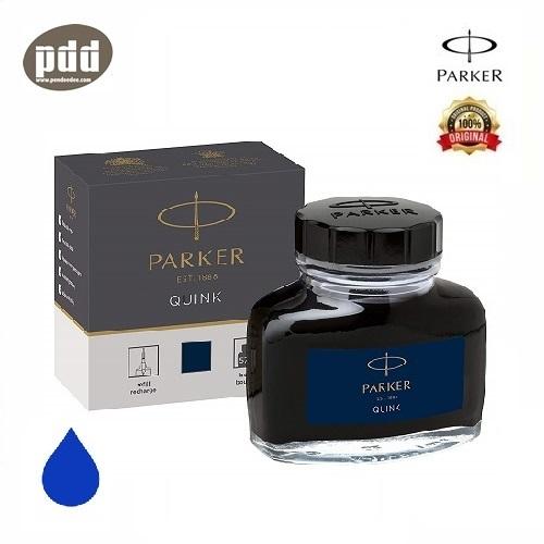 PARKER น้ำหมึกขวด ป๊ากเกอร์ ควิ้ง หมึกน้ำเงิน ดำ สำหรับ ปากกาหมึกซึม ปากกาหัวแร้ง - PARKER QUINK REFILL IN BOTTLE FOR FOUNTAIN PEN Black, Blue Ink