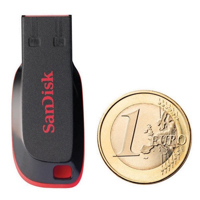 รูปภาพของ Sandisk Cruzer Blade 16GB - Black/Red (SDCZ50_016G_B35) ( แฟลชไดร์ฟ  usb  Flash Drive )