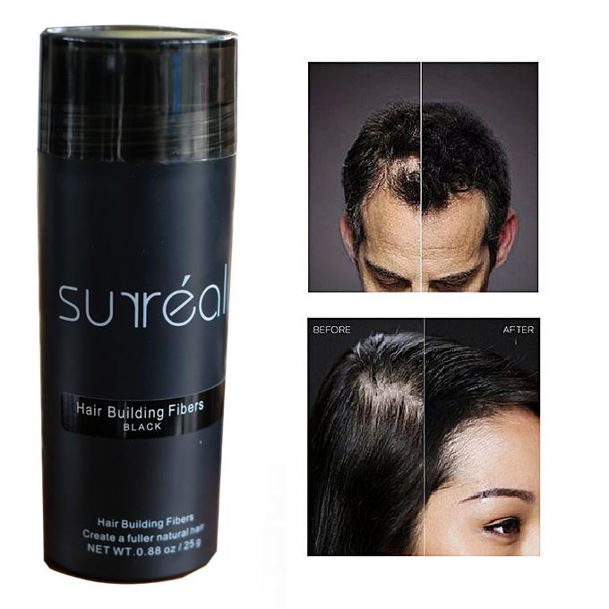 Serreal FibersBlack 25g ผงไฟเบอร์ปกปิดผมบาง แก้ปัญหาหัวล้าน ศรีษะล้าน ศรีษะบาง ช่วยให้ผมดูหนาขึ้นอย่างเป็นธรรมชาติ KC QOI5 : image Serreal FibersBlack 25g ผงไฟเบอร์ปกปิดผมบาง แก้ปัญหาหัวล้าน ศรีษะล้าน ศรีษะบาง ช่วยให้ผมดูหนาขึ้นอย่างเป็นธรรมชาติ KC QOI5