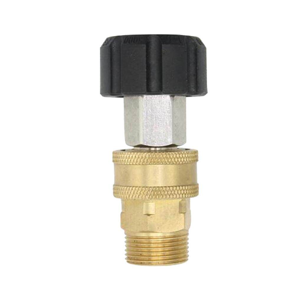 Pair High Pressure Washer Quick Connect M22X 1//4 Inch Quick Connect Adapter