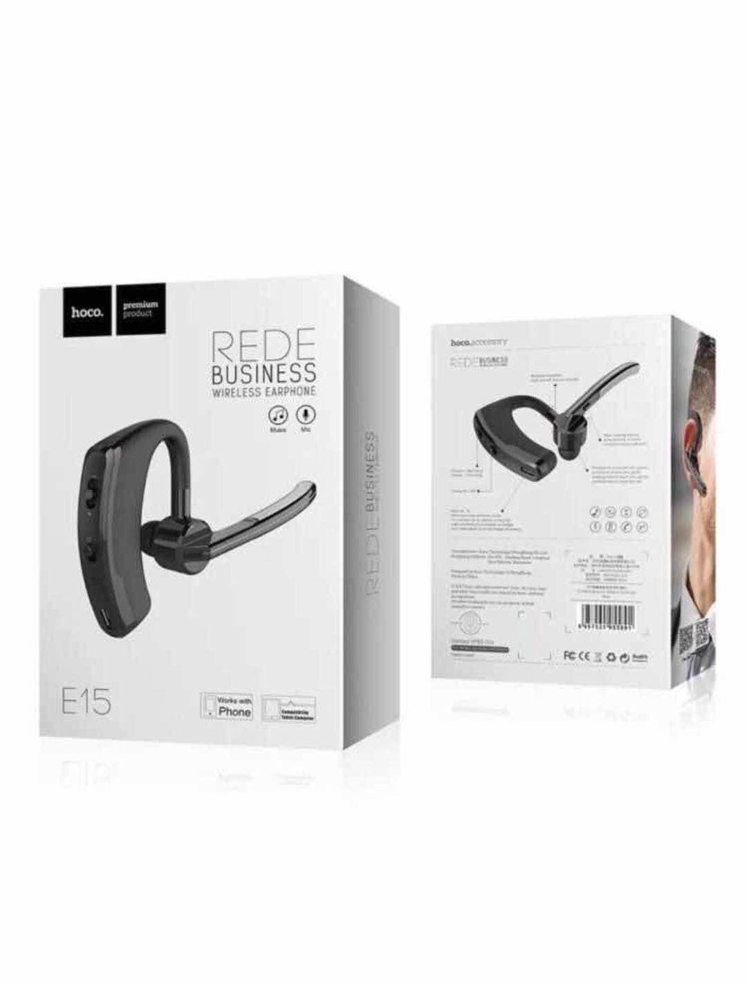 HOCO E15ของแท้ 100% หูฟังไร้สายบลูทูธ  Wireless CSR Sport Stereo Earphone Bluetooth Headset ใช้ได้กับมือถือทุกรุ่น