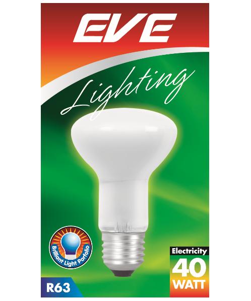 EVE หลอดไส้ มัสรูม  Musroom 40W สีขาว