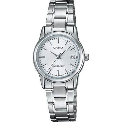 Casio นาฬิกาข้อมือผู้หญิง สายสแตนเลส รุ่น LTP-V002 ของแท้ประกันศูนย์ Casio นาฬิกาข้อมือผู้หญิง สายสแตนเลส รุ่น LTP-V002 ของแท้ประกันศูนย์