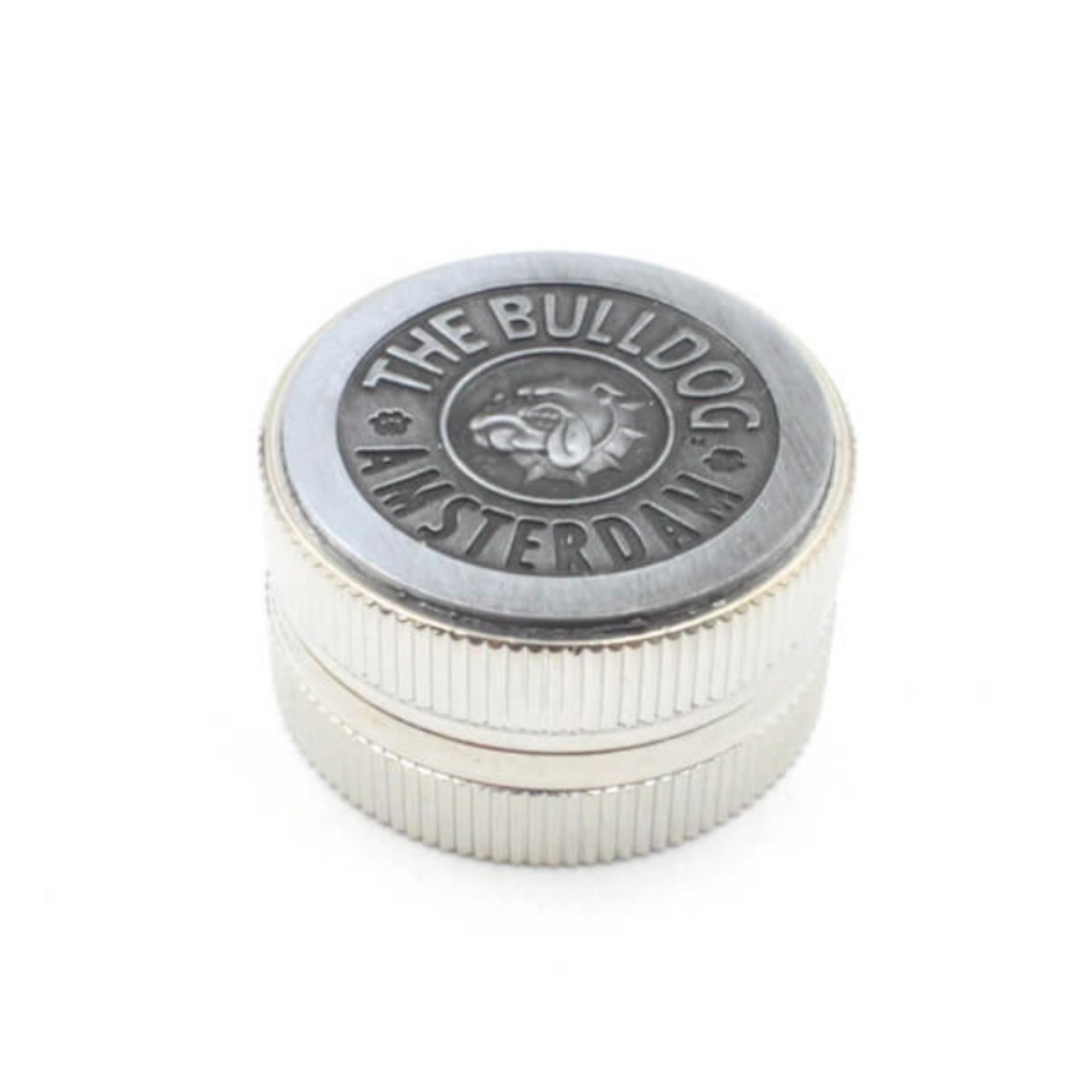 ที่บดขนาด 30 มม 2 ชั้น Silver Bulldog Metal Grinder with Diamond Teeth