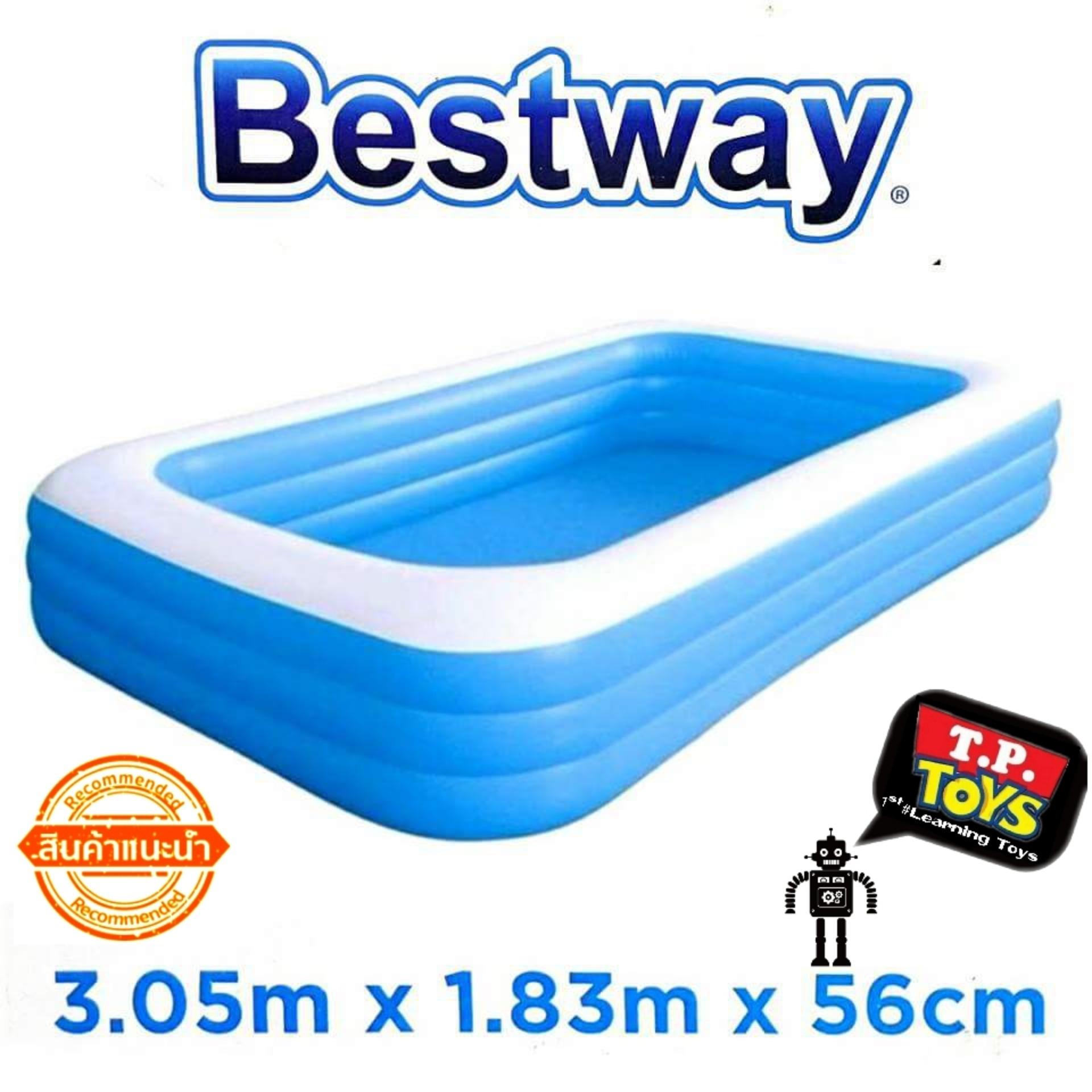 ☆Clearance Sale ☆ Bestway สระน้ำขนาด 3 เมตร (305x183x56 cm) ราคา 1,100 บาท*ส่งฟรี