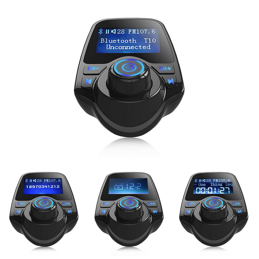 T10 Wireless Bluetooth Fm Car Bluetooth Transmitter FM บูลทูธเครื่อง