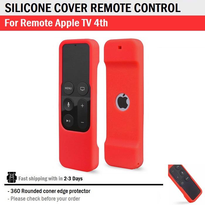 QBag ยาง ซิลิโคน ป้องกัน รอย สำหรับ รีโมท Apple TV 4K Gen 4th 5th - Soft Case Silicone Protection Apple TV 4th Gen Siri Remote Controller