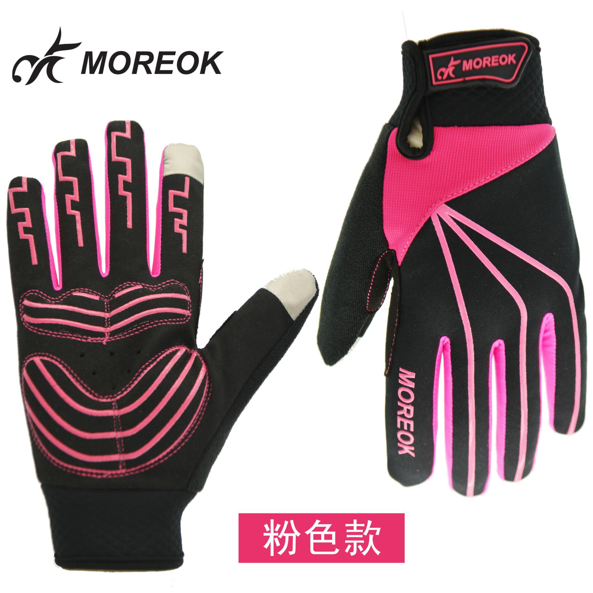 ในฤดูใบไม้ร่วงฤดูหนาว windproof กำมะหยี่ถนนภูเขาตนเองจักรยานรถจักรยานยนต์ทั้งหมด หมายความว่า จอสัมผัสป้องกันถุงมือ ( XL )