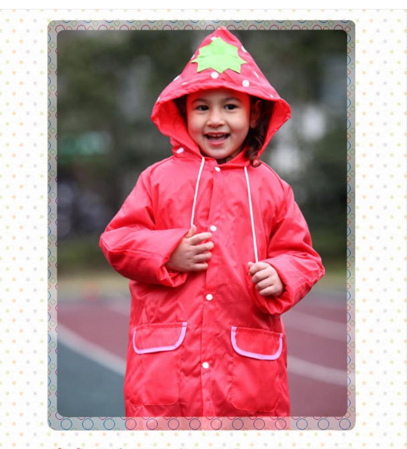 เสื้อกันฝน ชุดกันฝน สำหรับเด็ก เสื้อคลุมกันฝน เสื้อแจ็คเก็ตกันฝน เสื้อกันฝนสไตล์เกาหลี