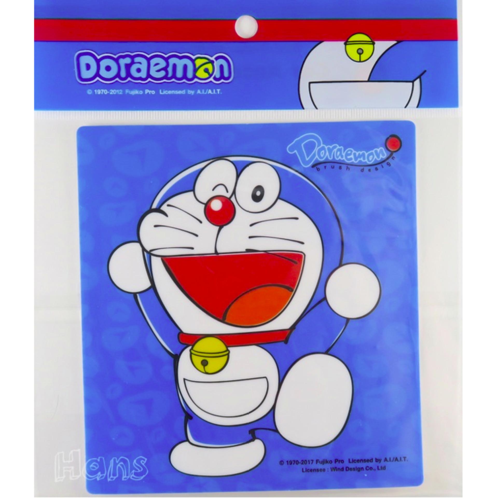 สติ๊กเกอร์สูญญากาศติด พรบ - Doraemon-A1