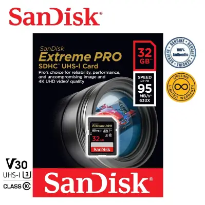SanDisk 32GB Extreme PRO SDHC 633x (95MB/s)