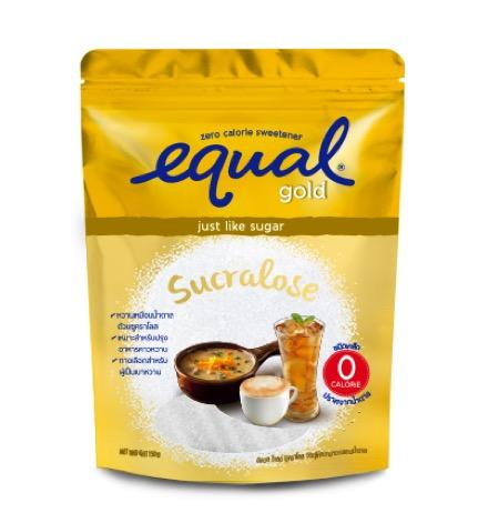 Equal Gold 0 Calorie Sweetener อิควล โกลด์ สารให้ความหวานแทนน้ำตาล 150g.