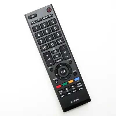 รีโมทใช้กับทีวีโตชิบ้า แอลอีดี เรกซ่า สีดำ รหัส CT-90448 , Remote for TOSHIBA LED TV