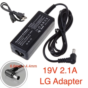 สินค้า AC DC Power S Charger Adapter Cord Converter 19V 2.1A (6.6*4.4mm) For LG Monitor LCD TV