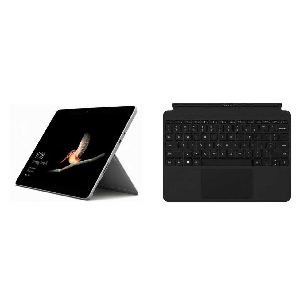 [โน๊ตบุ๊ค] Microsoft Surface GO Laptop Intel 4415Y / 8GB RAM / 128GB Silver Bundle with Type Cover Black 