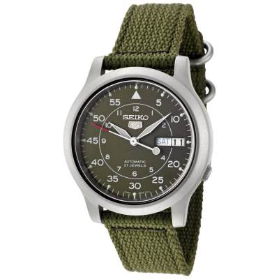 ดูภาพ Karnvera Shop นาฬิกาข้อมือผู้ชาย Seiko 5 Military Automatic Men's Watch รุ่น SNK805K2 - Green เพิ่มเติม Karnvera Shop นาฬิกาข้อมือผู้ชาย Seiko 5 Military Automatic Men's Watch รุ่น SNK805K2 - Green