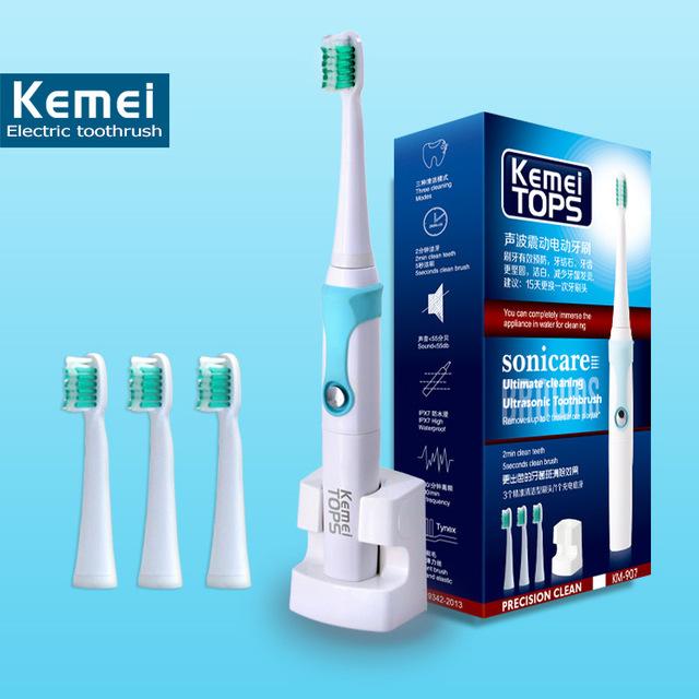  พะเยา Kemei TOPS แปรงสีฟันไฟฟ้าอุลตร้าโซนิค รุ่น KM 907 