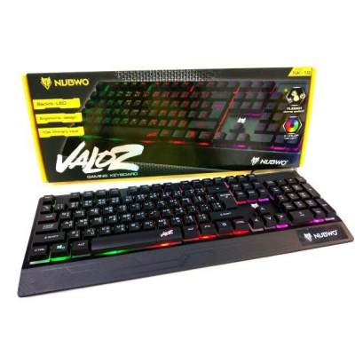 ดูภาพ Nubwo คีย์บอร์ด Valoz NK-19 Rubber Dome switch Gaming Keyboard เพิ่มเติม Nubwo คีย์บอร์ด Valoz NK-19 Rubber Dome switch Gaming Keyboard