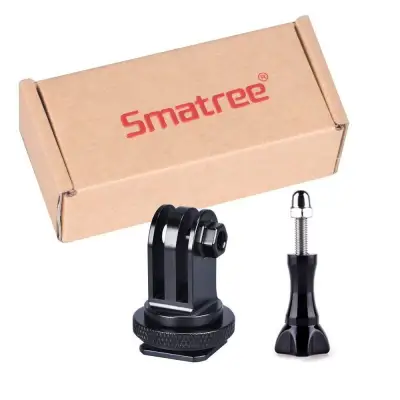 Smatree Tripod Screw to DSLR Camera Flash Hot Shoe Mount Adapter for GoPro 6/5/4