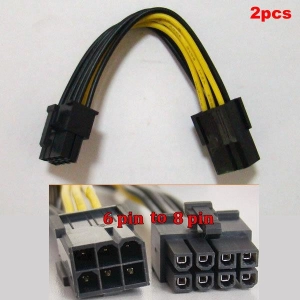 สินค้า สายแปลง Power 6Pin male to  8Pin Female