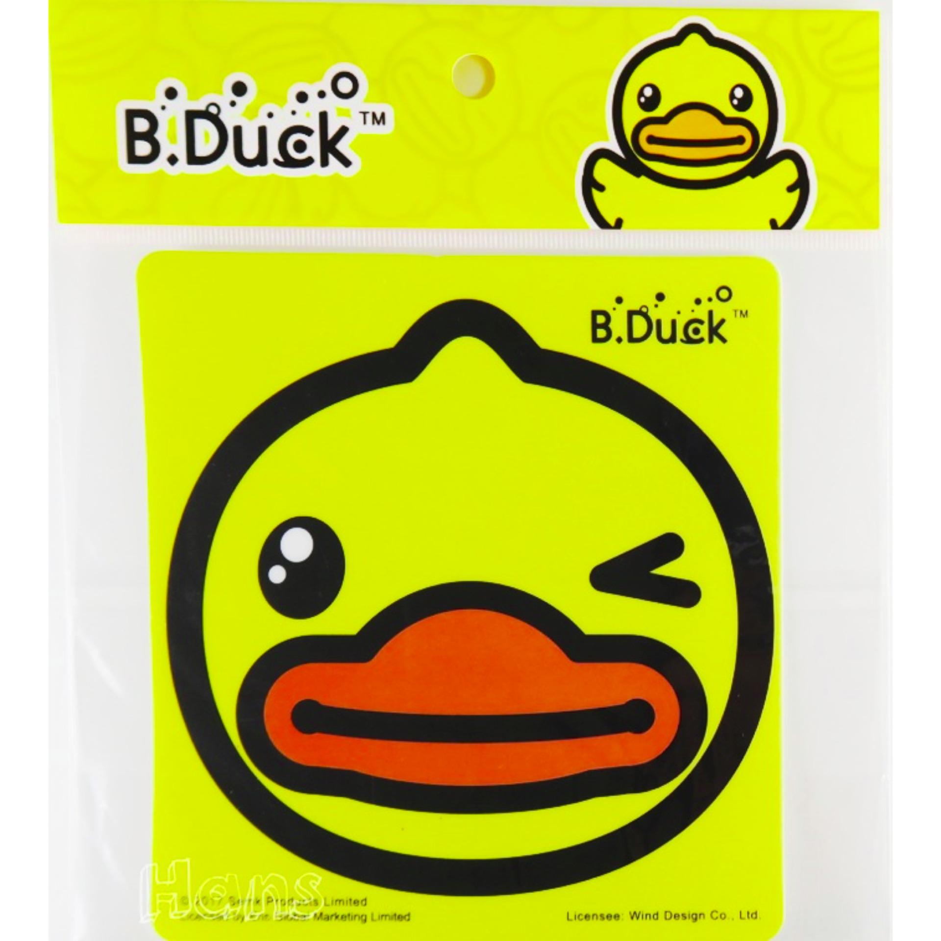 สติ๊กเกอร์สูญญากาศติด พรบ - B.Duck-A2