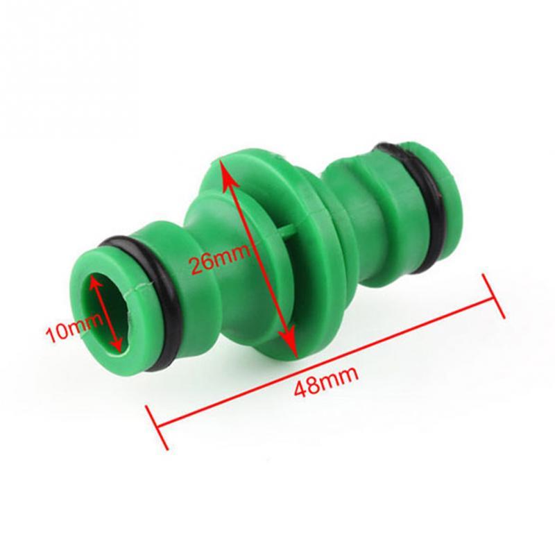 ข้อต่อสายยาง 2 ทิศทาง Hot Selling 1PCS 2 Way Quick Coupling Connector Garden Lawn Car Water Hose Pipe Fitting Tap Adaptor Connector