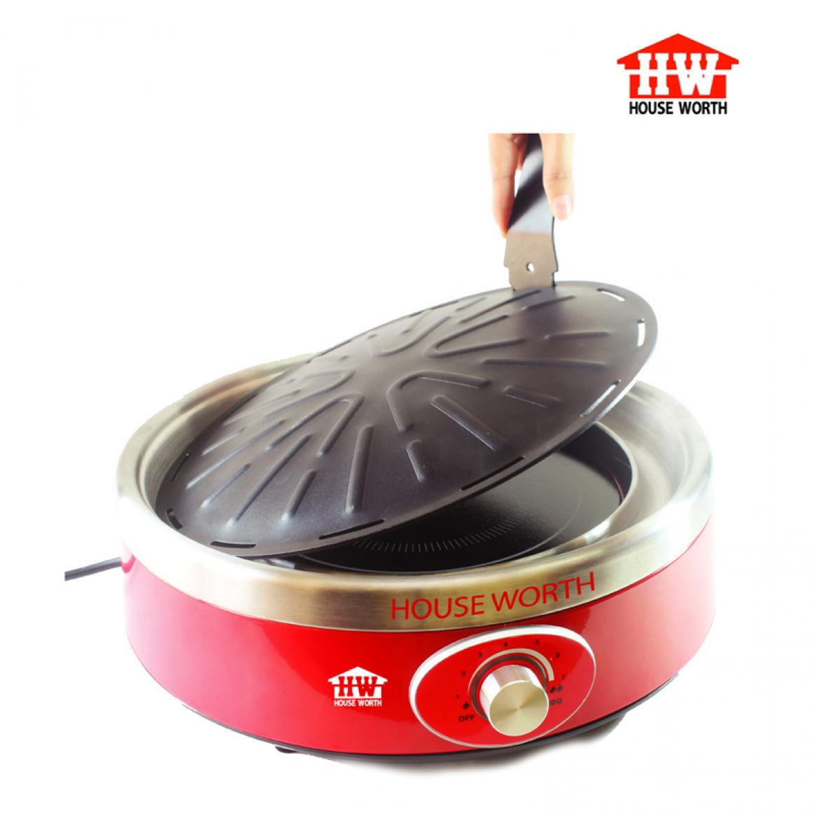 House Worth เตาไฟฟ้าบาร์บีคิว รุ่น HW-IFG02 Electric Pan  Gill Pans