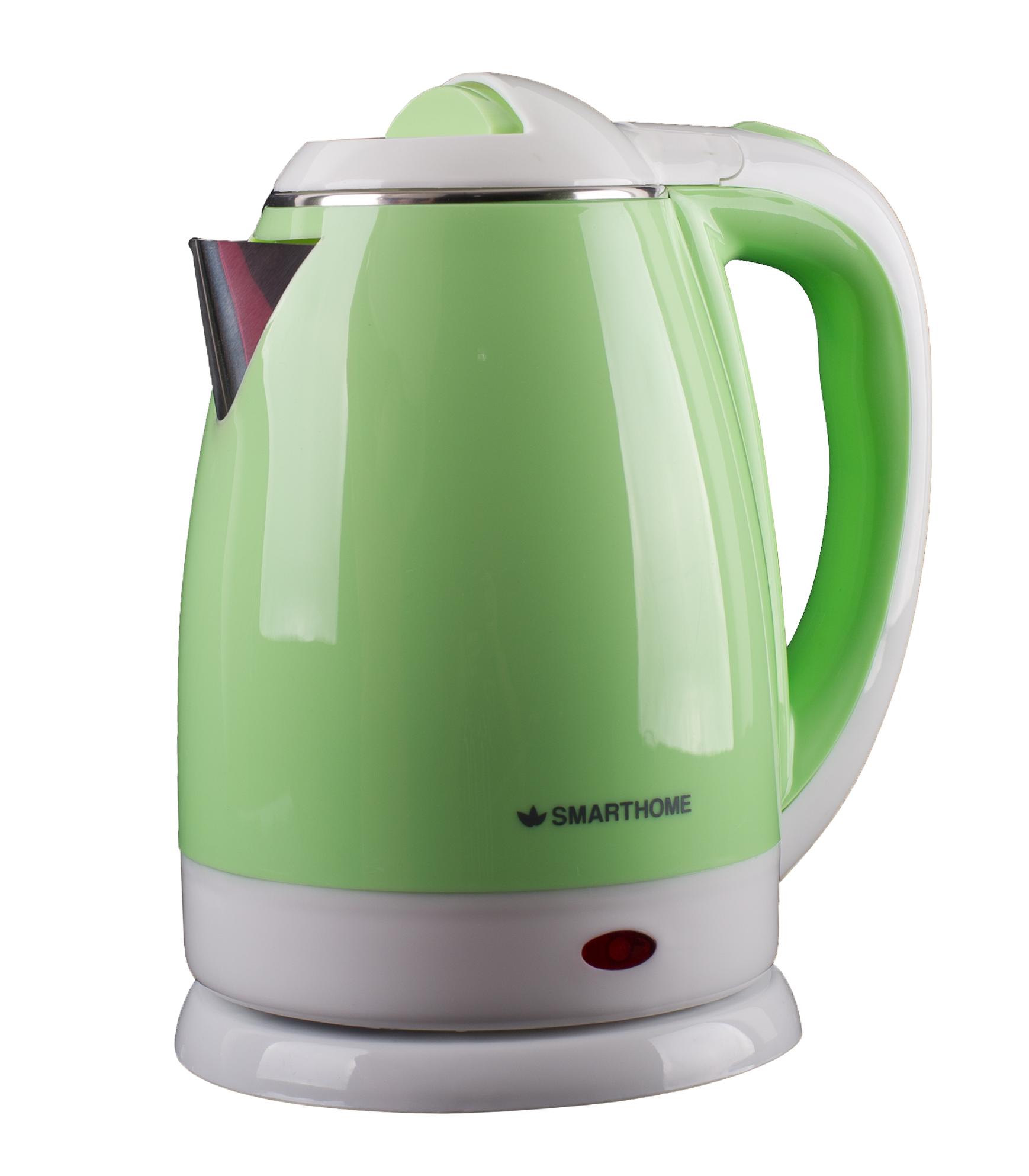 SMART HOME Electric kettle กาต้มน้ำขนาด เคลือบผิวด้านนอก ป้องกันความร้อน 1.8 ลิตร - รุ่น CA-1001 Green 1.8 L