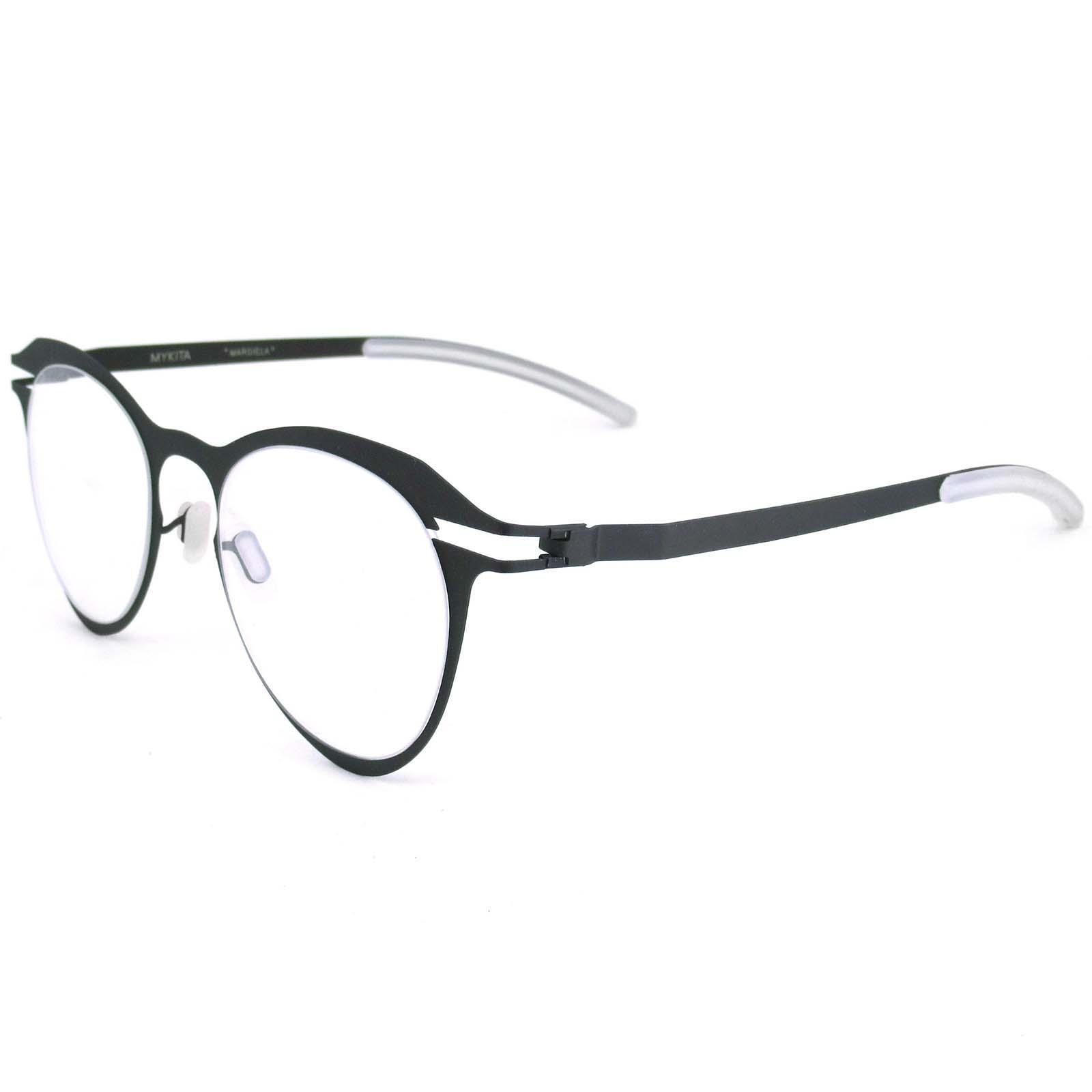 Fashion ISSEY MIYAKE แว่นตา ไม่ใช้น็อต รุ่น 30094 สีเทา MATERIAL GERMANY กรอบแว่นตา ( สำหรับตัดเลนส์ ) ไม่ใช้น็อต วัสดุ สแตนเลสสตีล หรือเหล็กกล้าไร้สนิม Stainless Steel ขาข้อต่อ กรอบแว่นตา EyewearTop Glasses
