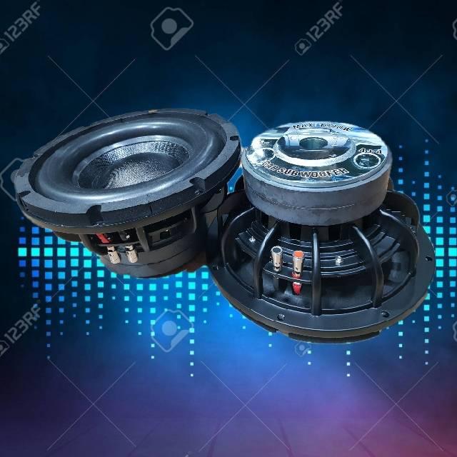 LXJ ดอกลำโพงรถยนต์ซัฟวูฟเฟอร์ 10 นิ้ว วอยซ์คู่ (4+4 ohm)1000w car subwoofer วัตต์