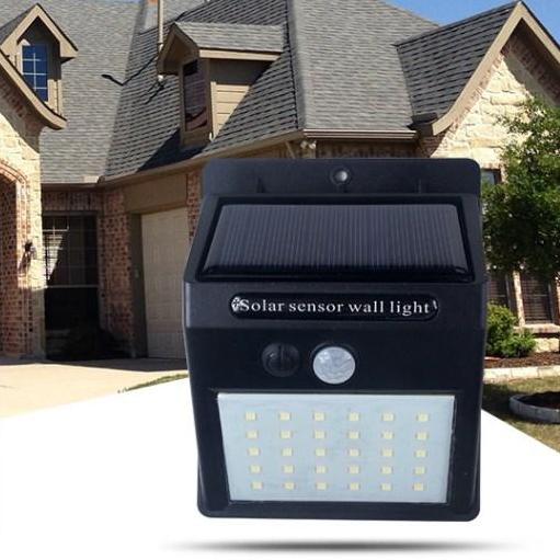 Solar motion sensor light ไฟติดผนังโซล่าเซลล์พลังงานแสงอาทิตย์ 30 led
