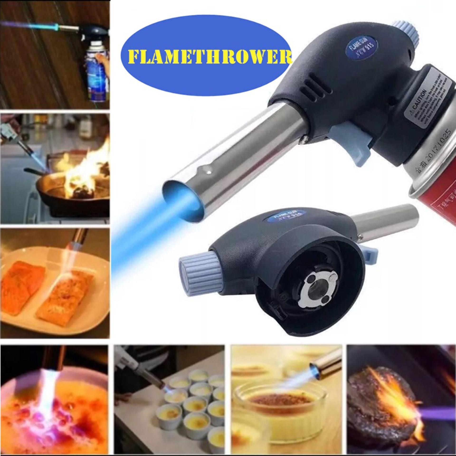 Le Di หัวพ่นไฟ หัวพ่นแก๊ส WANS MULTI PURPOSE TORCH Piezo Ignition NO.;915 หัวเชื่อมแก๊สกระป๋อง หัวพ่นไฟจุดเตาถ่าน แค้มปิ้ง หัวปืนพ่นไฟ หัวไฟแช็คหัวฟู่ใหญ่ หัวพ่นไฟทำอาหาร แต่งหน้าเค้ก ซูชิ หัวเป่าแก๊ส หัวเป่าไฟ หัวพ่นไฟแก๊สกระป๋อง หัวพ่นไฟความร้อนสูง