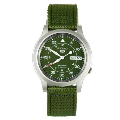 ดูภาพ SEIKO นาฬิกาข้อมือ Automatic Military Watch รุ่น SNK805K2 - สีเขียว (ประกันศูนย์ บ.ไซโกประเทศไทย จก.) <br/>เพิ่มเติม SEIKO นาฬิกาข้อมือ Automatic Military Watch รุ่น SNK805K2 - สีเขียว (ประกันศูนย์ บ.ไซโกประเทศไทย จก.)