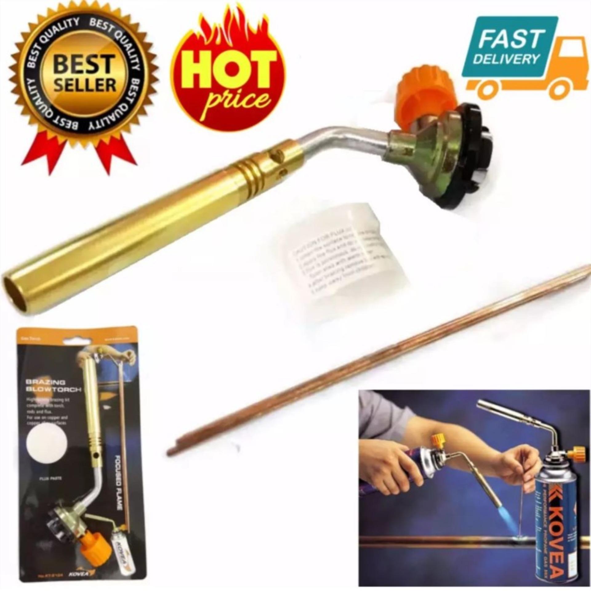 KOVEA Brazing Gas Torch KT-2104 หัวพ่นไฟเอนกประสงค์ หัวเชื่อมทองเหลือง เชื่อมท่อแอร์ เชื่อมท่อทอแดง สำหรับช่างแอร์ หัวพ่นไฟ หัวพ่นแก๊ส