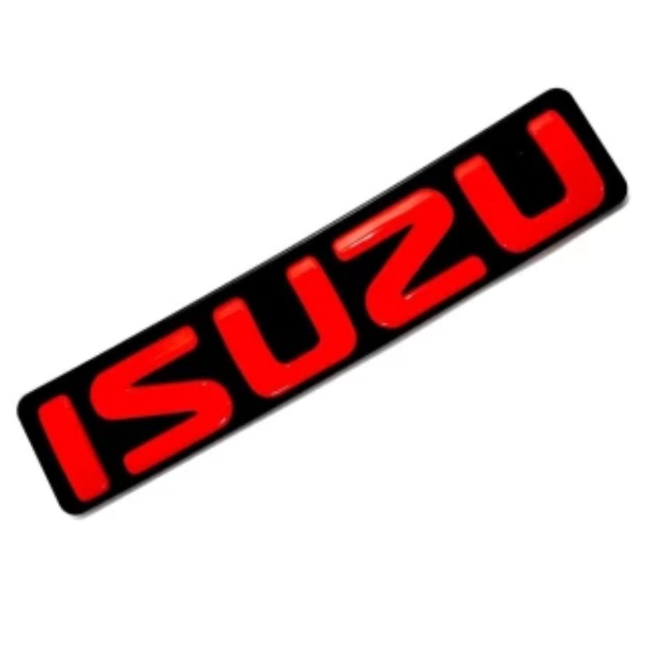 โลโก้รถยนต์ ISUZU รุ่น D-MAX เก่า (แดง)