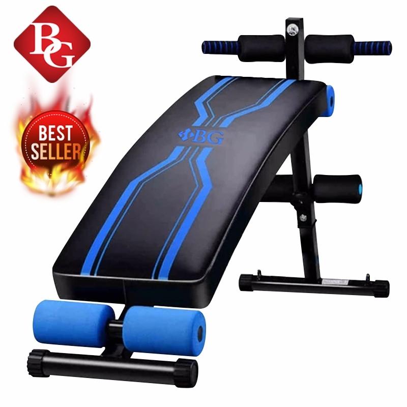 BG เก้าอี้ซิทอัพ ม้าซิทอัพ เบาะซิทอัพ Sit Up Bench - SU-160A - สีดำ/ฟ้า BG เก้าอี้ซิทอัพ ม้าซิทอัพ เบาะซิทอัพ Sit Up Bench - SU-160A - สีดำ/ฟ้า