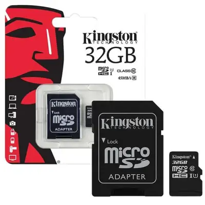 รับประกันของแท้ Micro SD Card Kingston 32 GB Class 10 #เมมโมรี่การ์ด