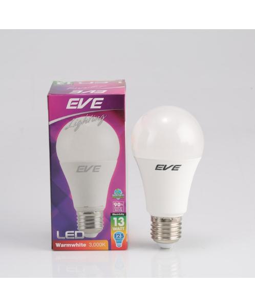 EVE หลอดแอลอีดี A60 13วัตต์ วอร์มไวท์ E27 LED A60 13W Warmwhite E27 เหลือง