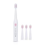 แปรงสีฟันไฟฟ้าเพื่อรอยยิ้มขาวสดใส ชัยภูมิ Sonic Electric Toothbrush 4 brush heads 5 Cleaning Modes USB Charger Tooth Brush electric toothbrush lansung U1 upgraded brush 5