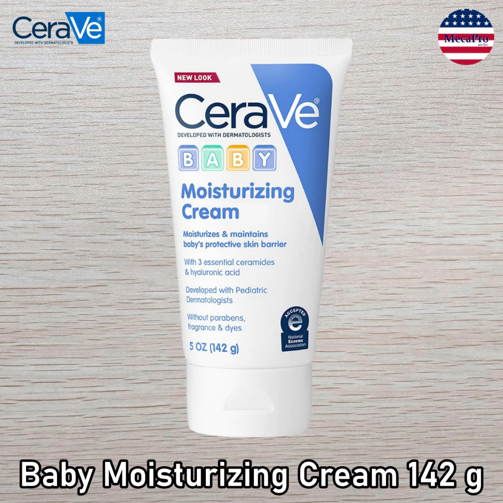 Cerave Baby Skin Cream 142g Helps Nourish Dry, Easily Irritated Skin, Has No Scent, and Is Safe for Children. ราคา 190 บาท*ส่งฟรี
