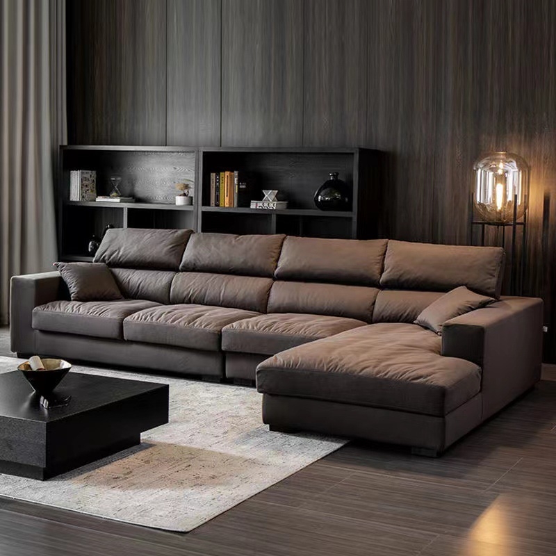 GAZZSI Technology Cloth Sofa No-Wash Sofa Living Room Nordic style sofa L shape furniture L1062 ราคา 48,600 บาท*ส่งฟรี
