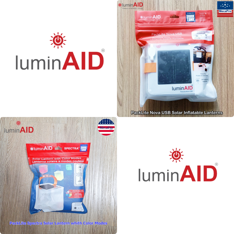 LuminAID® PackLite  Solar Inflatable Lanterns โคมไฟพลังงานแสงอาทิตย์ โซล่าเซลล์ - ยี่ห้อ LuminAid ราคา 1,795 บาท*ส่งฟรี