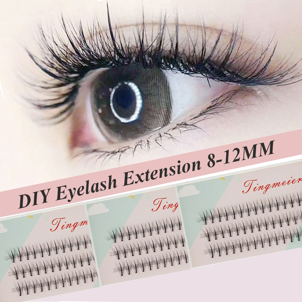 WAF2125แฟชั่น Premade ปริมาณคงทน Ultra-Thin Natural Mink ขนตาปลอมขนตาแต่ละที่ติดขนตาช่อขนตา