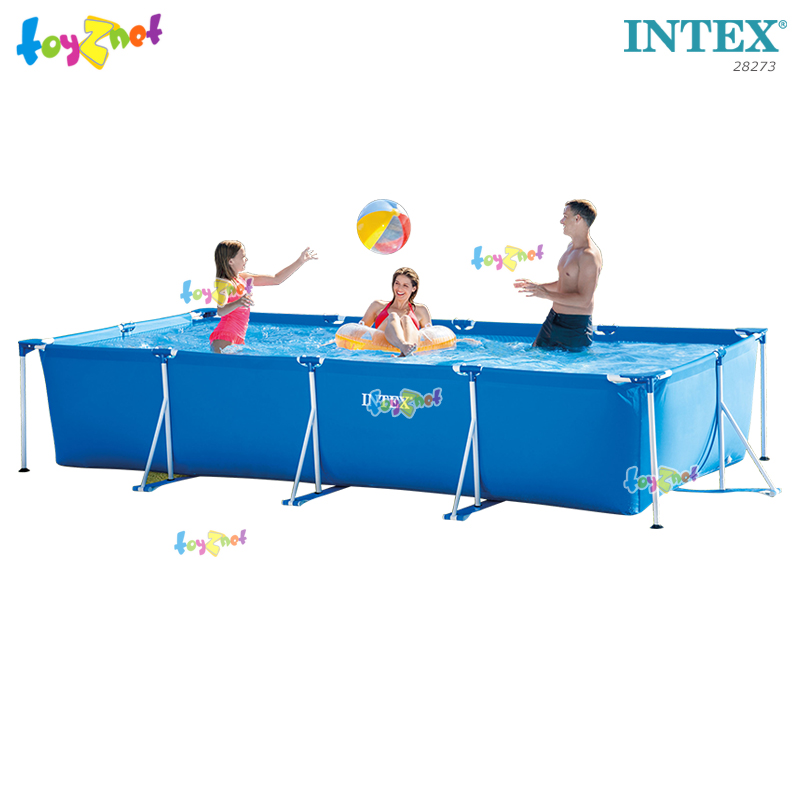 Intex Rectangular Frame Pool 4.5x2.2x0.84 m no.28273 ราคา 6,290 บาท*ส่งฟรี